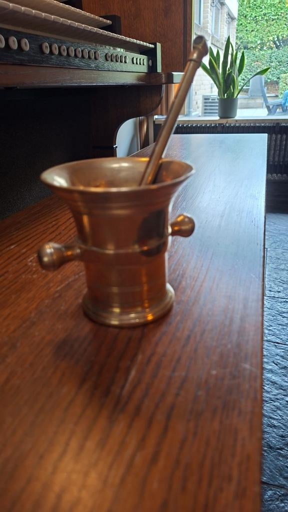 Vijzel., Antiek en Kunst, Antiek | Koper en Brons, Ophalen of Verzenden, Koper