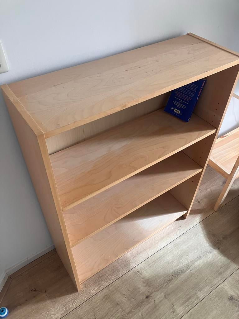 Houten Boekenplank - bookshelf, Huis en Inrichting, Kasten | Boekenkasten, Ophalen, Met plank(en), Gebruikt, 100 tot 150 cm