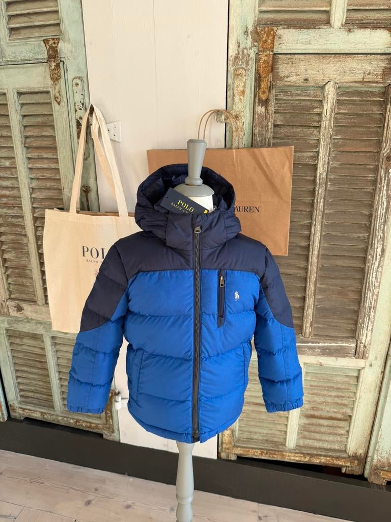 Prachtige RALPH LAUREN puffer jas size 6 (120), Kinderen en Baby's, Ophalen of Verzenden, Zo goed als nieuw, Jongen, Jas