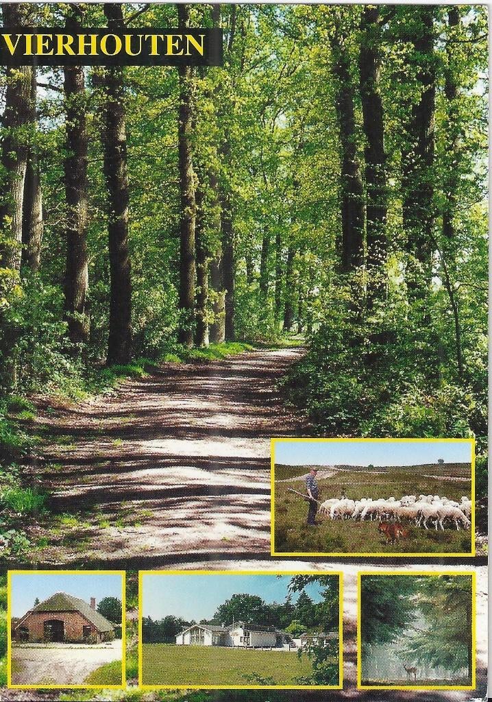 Kr1 Gelopen ansichtkaart Vierhouten, Ophalen of Verzenden, 1980 tot heden, Gelopen