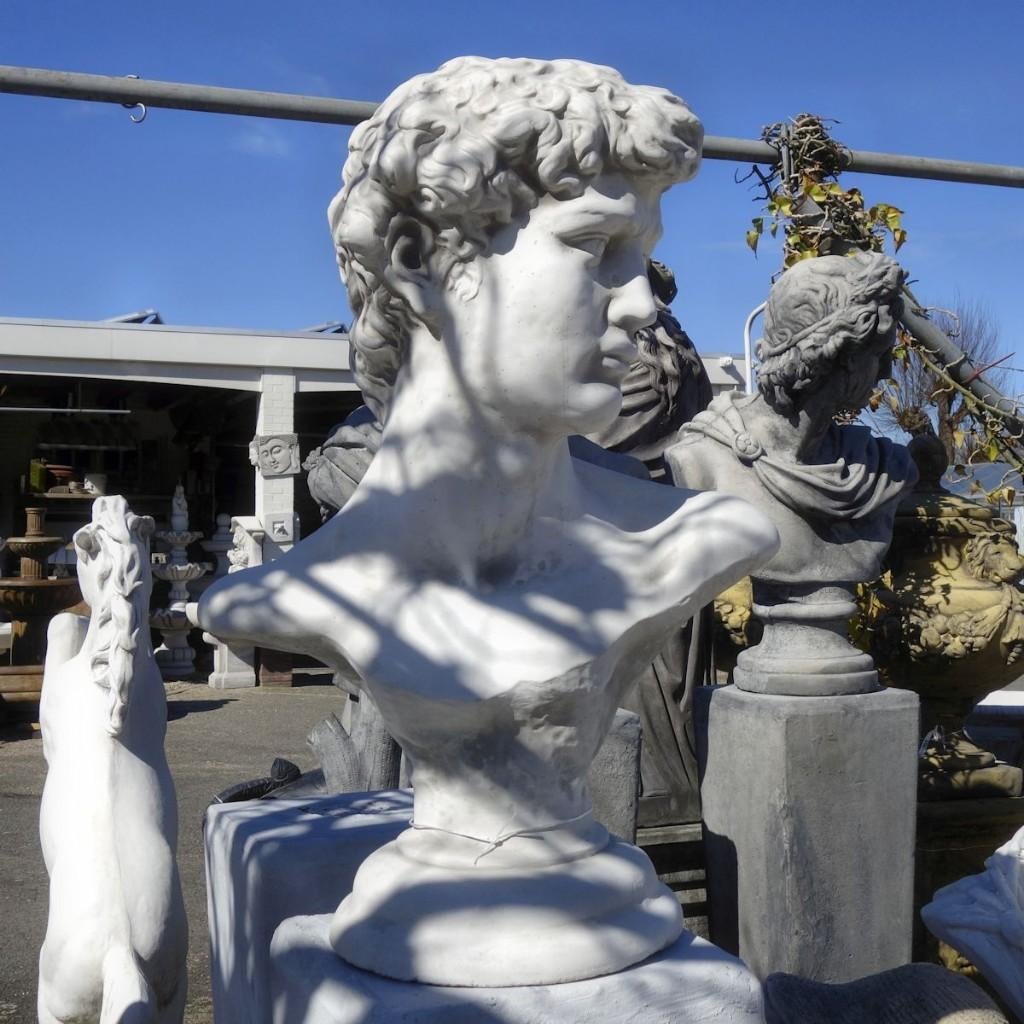 Borstbeeld buste torso tuinbeeld van beton borstbeelden, Tuin en Terras, Tuinbeelden, Nieuw, Mensenbeeld, Beton, Ophalen