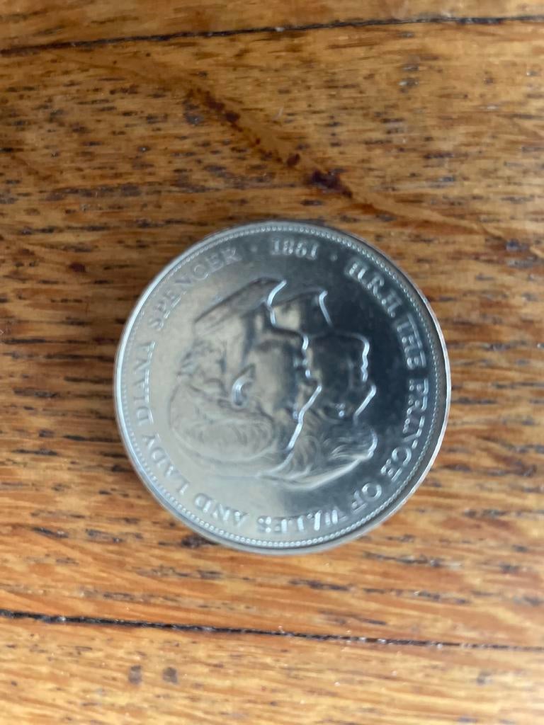 Herinneringsmunt, Engeland, 1981, Ophalen, Buitenland, Munten