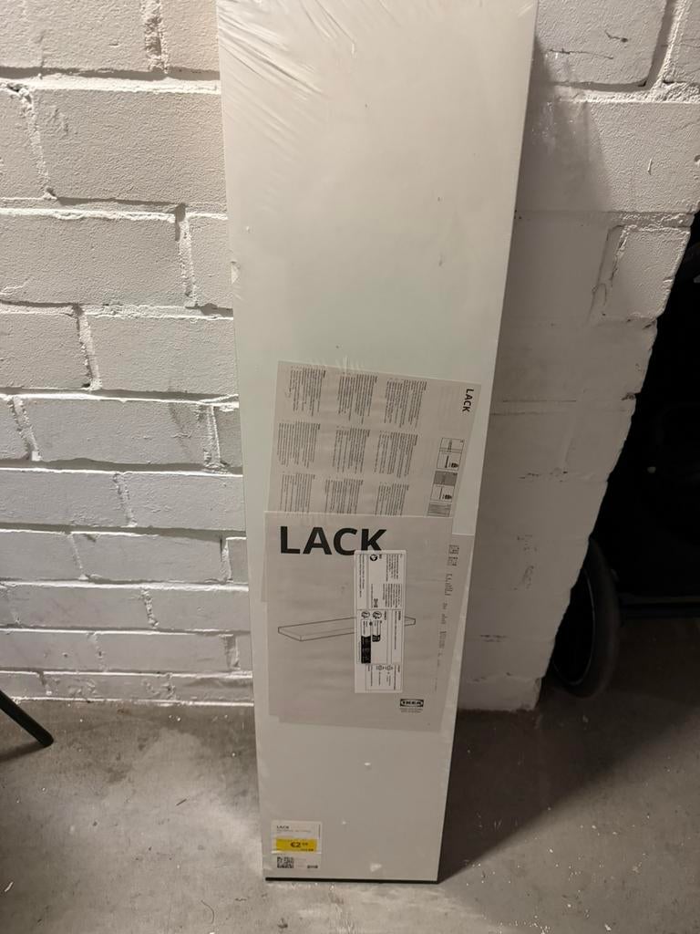 Lack ikea plank wit nog in folie!, Ophalen, Nieuw