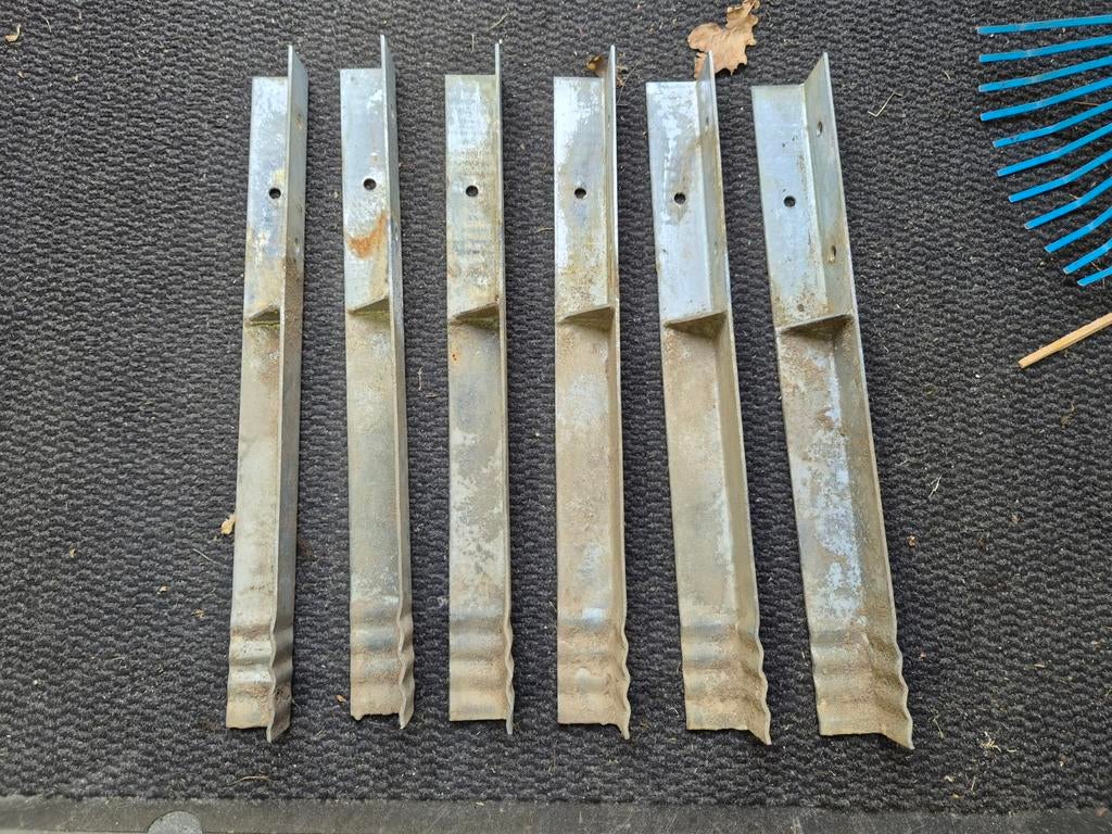 Wickey ankers voor speelhuisje - 6, Ophalen of Verzenden, Gebruikt, Overige typen, Aanbouwonderdeel