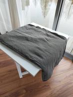 Ikea Vilasund bankhoes met chaise longue - donkergroen/grijs, Ophalen, Zo goed als nieuw, Hoekbank, Stof