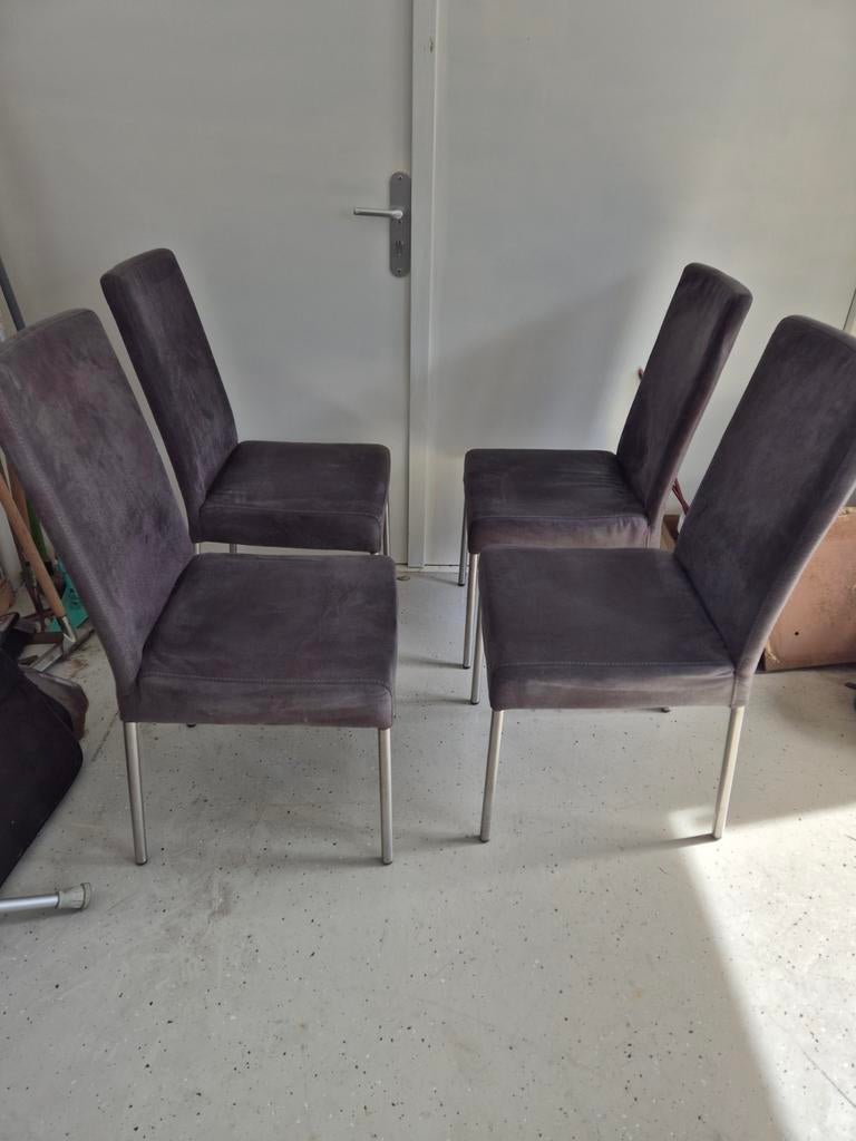 4 eetkamerstoelen, Huis en Inrichting, Stoelen, Ophalen, Gebruikt, Vier