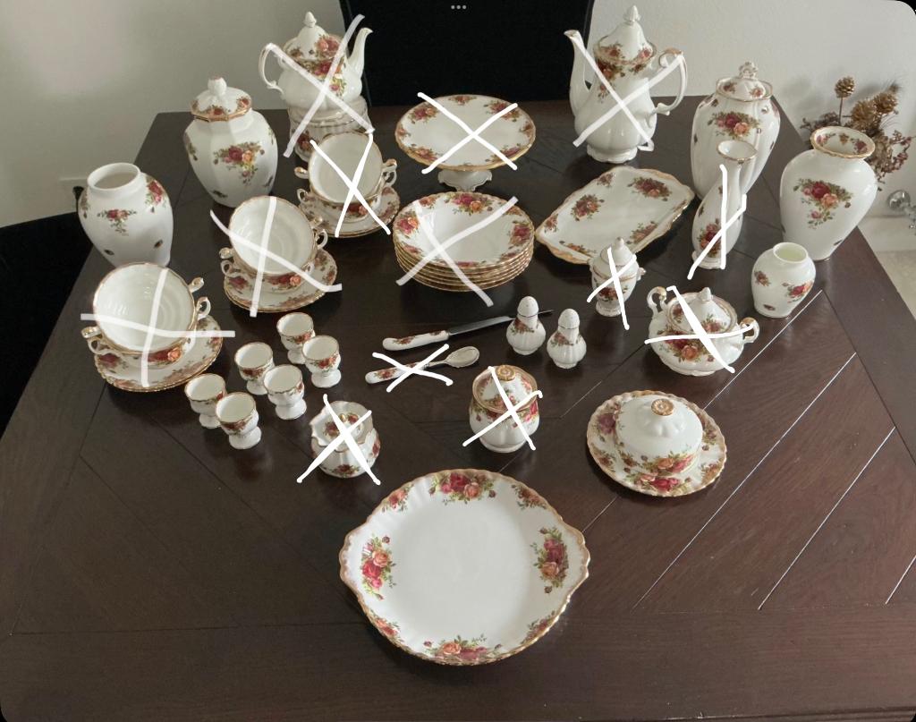 Royal Albert Old Country Rose servies  (zie omschrijving), Ophalen of Verzenden