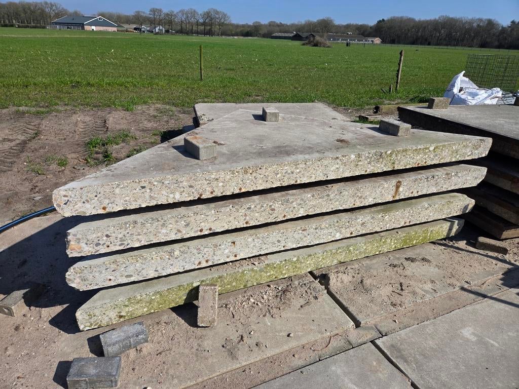 Halve stelton plaat 14 cm zie foto, Ophalen of Verzenden, Beton, Minder dan 5 m², Overige typen