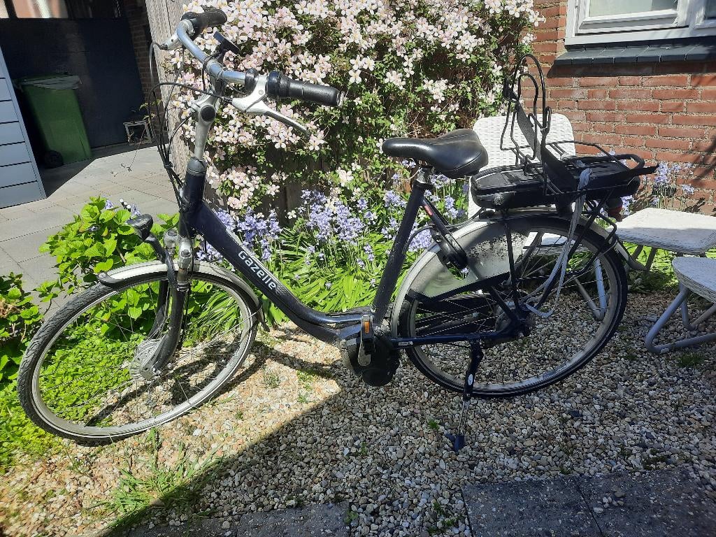 Gazelle E-bike orange comfort navy blue, Fietsen en Brommers, Elektrische fietsen, Ophalen, Minder dan 30 km per accu, Gebruikt