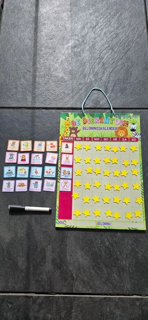 Dieren Beloningsbord Magnetisch - Stimuleert Goed Gedrag, Ophalen of Verzenden, Nieuw