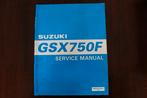 Suzuki GSX750F 1998 motorcycle service manual GSX 750 FW, Ophalen of Verzenden, Suzuki