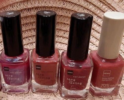 8 potjes nagellak, Ophalen of Verzenden, Zo goed als nieuw, Overige kleuren, Handen en Nagels