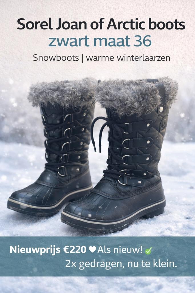 Sorel snowboots Jeanne d’Arc 36, Ophalen of Verzenden, Zo goed als nieuw