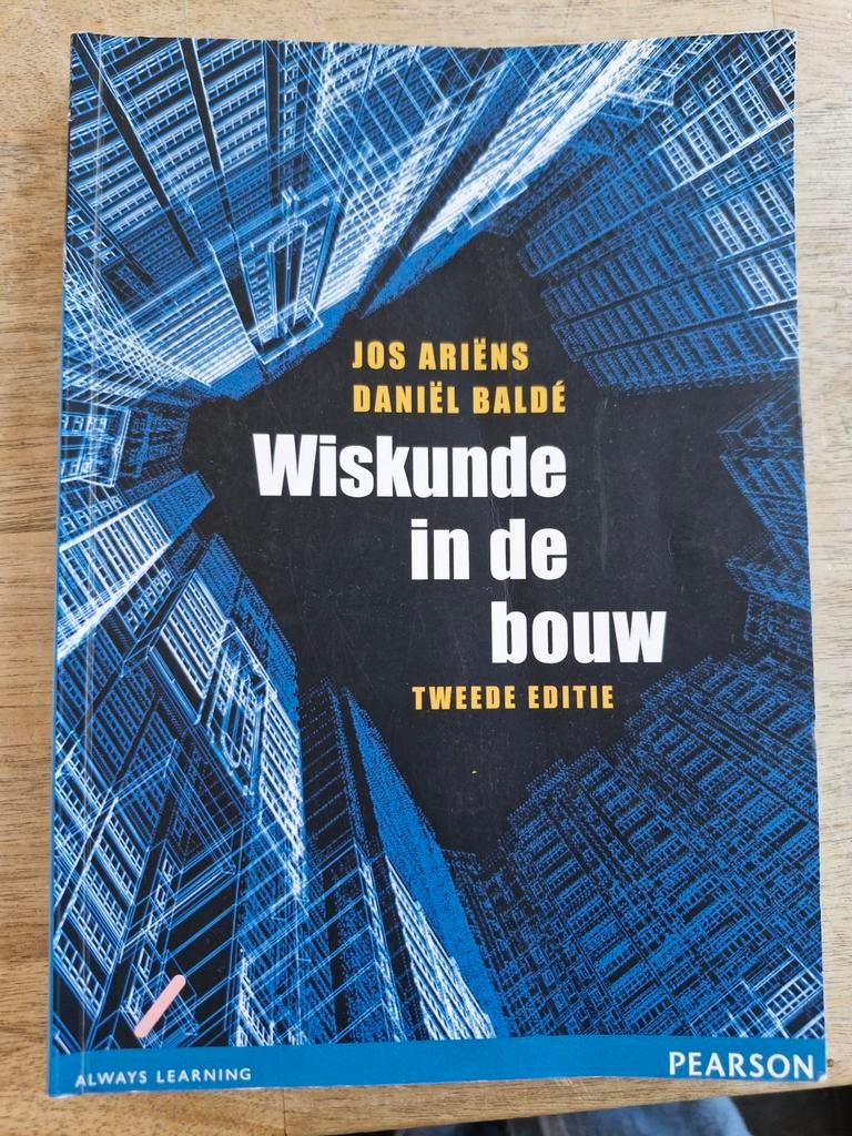Wiskunde in de bouw 2e editie - Zo goed als nieuw, Zo goed als nieuw, Jos Ariëns, Daniël Baldé, Beta, HBO