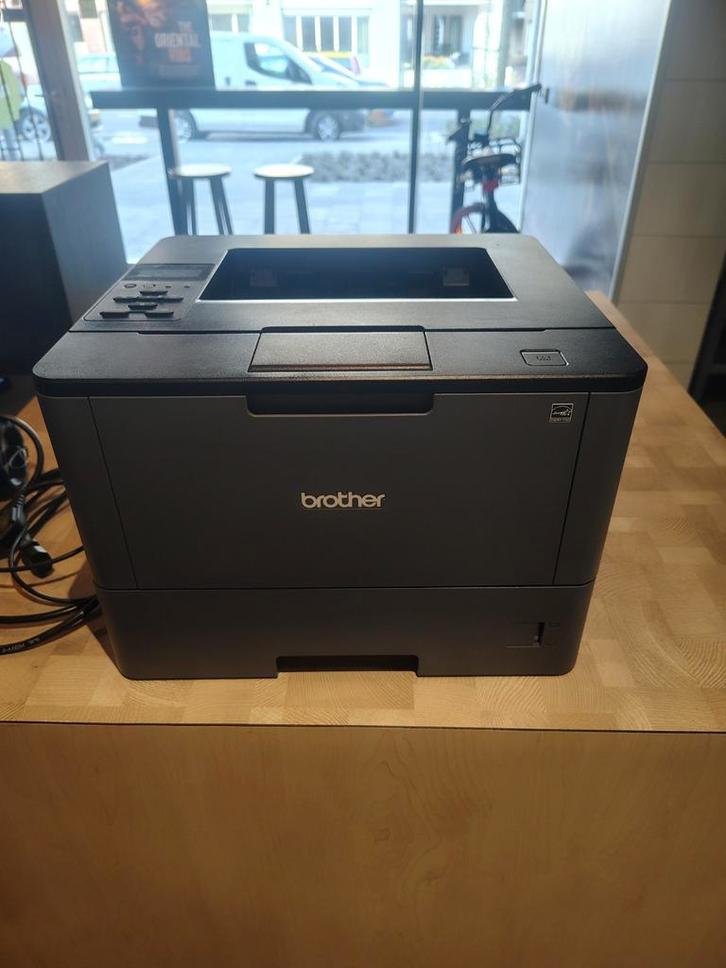 Brother HL-L5100DN Bonnenprinter Horeca, Computers en Software, Printers, Gebruikt, Printer, Laserprinter, Zwart-en-wit printen