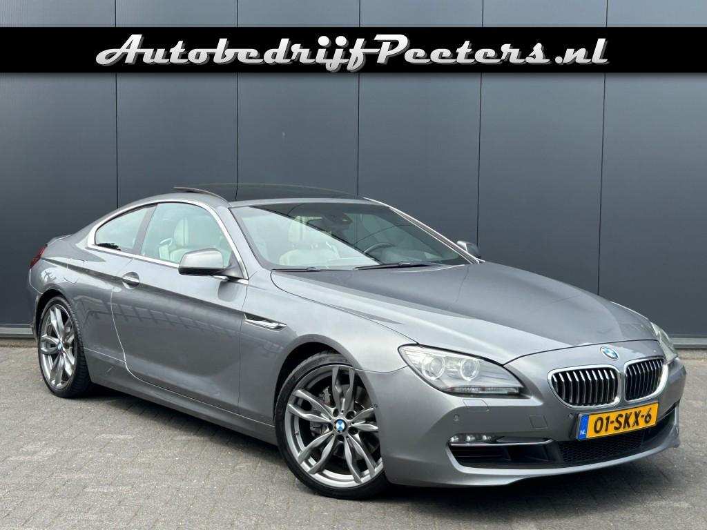 Bmw 6-SERIE 640i P-dak Comf.stoel 360-Camera HUD Sfeerlicht, Auto's, BMW, Euro 5, Achterwielaandrijving, Gebruikt, USB