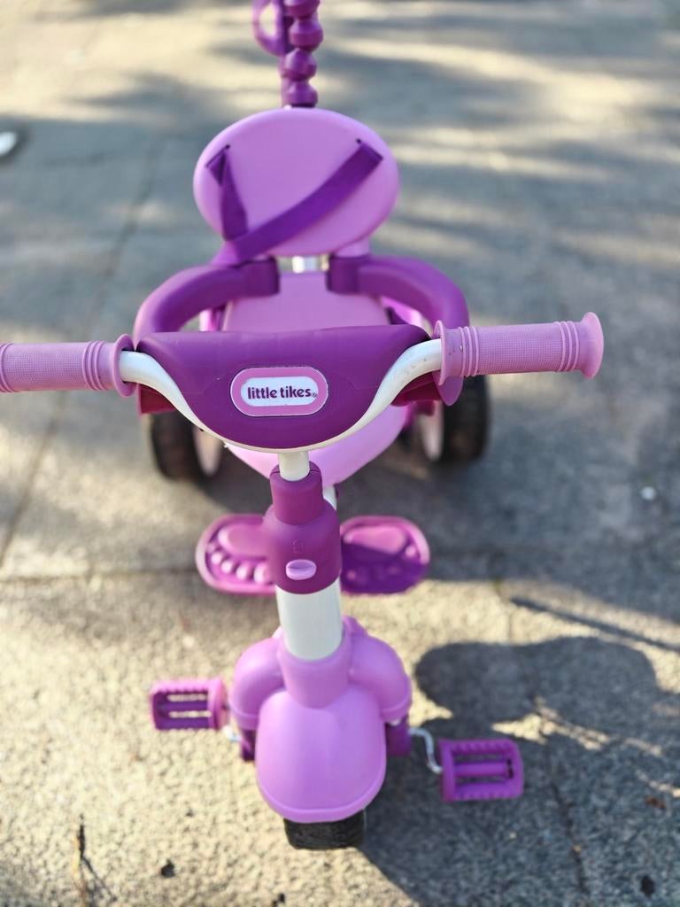 Veelzijdige Little Tikes driewieler met duwstang, Fietsen en Brommers, Fietsen | Driewielers, Ophalen, Zo goed als nieuw, Little Tikes