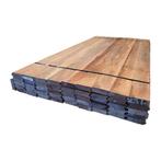 10 m2 hardhouten damwand - nr: HP74, Ophalen, 180 tot 250 cm, Planken