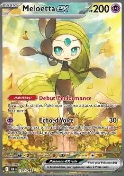 MELOETTA EX 167/086 - BLACK BOLT, Ophalen of Verzenden, Nieuw, Losse kaart, Foil