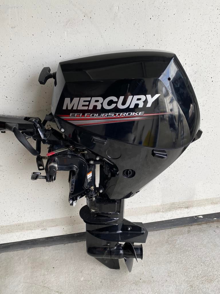 Mercury 15 pk, kortstaart, Watersport en Boten, Ophalen, 10 tot 30 pk, Viertaktmotor, Zo goed als nieuw