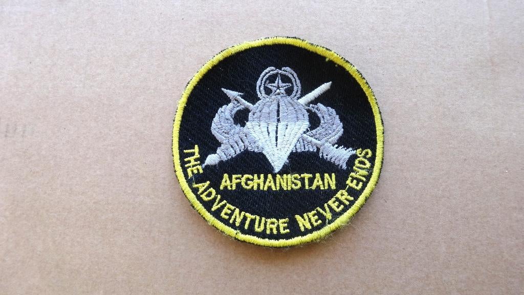 Patch Afghanistan, Verzamelen, Ophalen of Verzenden, Luchtmacht, Nederland, Embleem of Badge