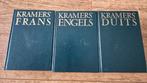 Kramers woordenboeken Frans, Engels, Duits, Gelezen, Nederlands, Ophalen of Verzenden, Kramers