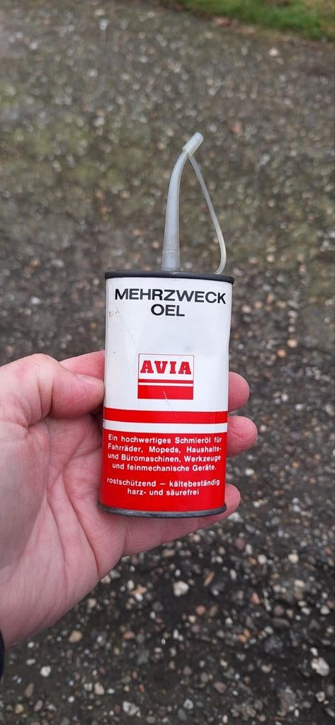 Vintage handy oil olieblikje AVIA voor de verzamelaar., Gebruikt, ., ., .