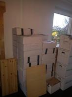 Veertig boekendozen verhuisdozen, Ophalen