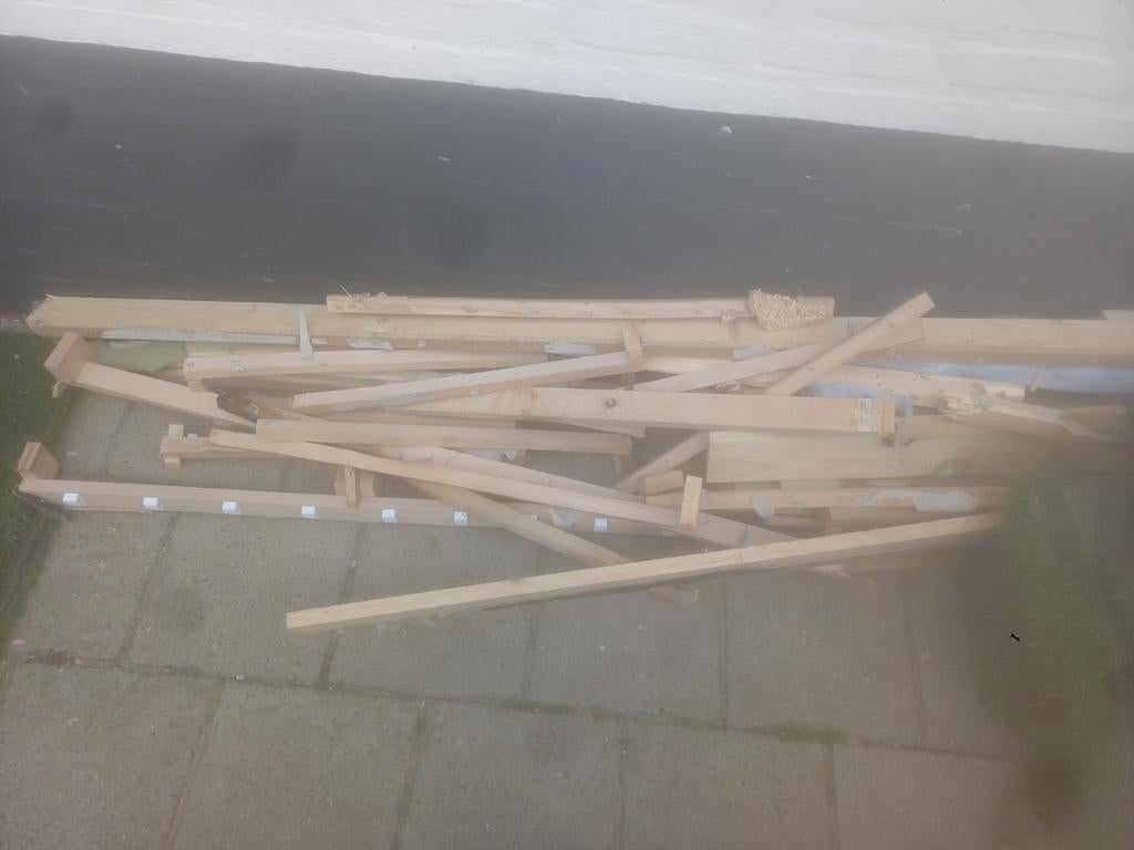Houten planken, klushout, diverse maten zgan, Minder dan 3 m³, Ophalen of Verzenden