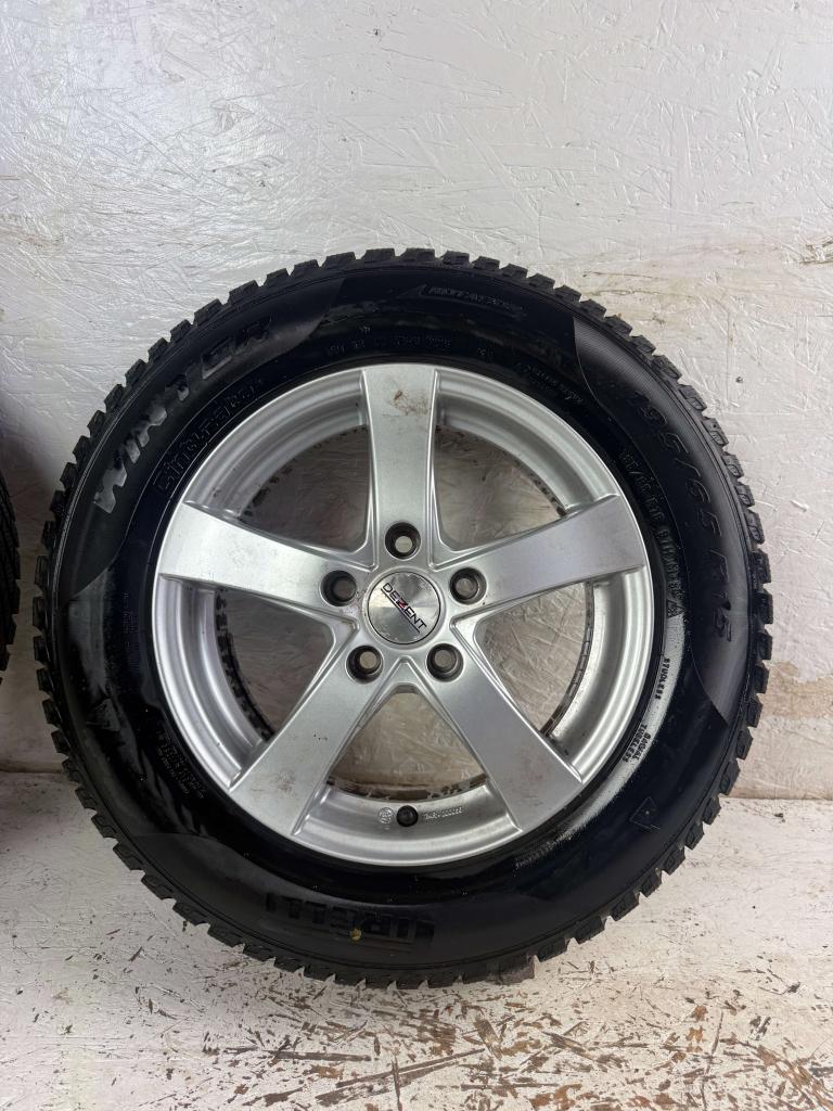 Volkswagen golf Caddy Seat Skoda Audi 15" 5x112 winterset, Niet ingevuld, Gebruikt, 15 inch, Banden en Velgen