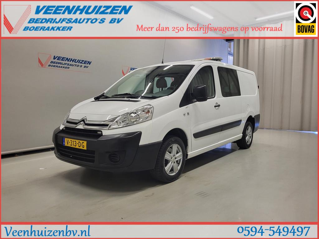 Citroën Jumpy 2.0HDI Dubbele Cabine Dangel 4X4 Marge!, Auto's, Bestelauto's, 13 km/l, Euro 5, Gebruikt, 4 cilinders