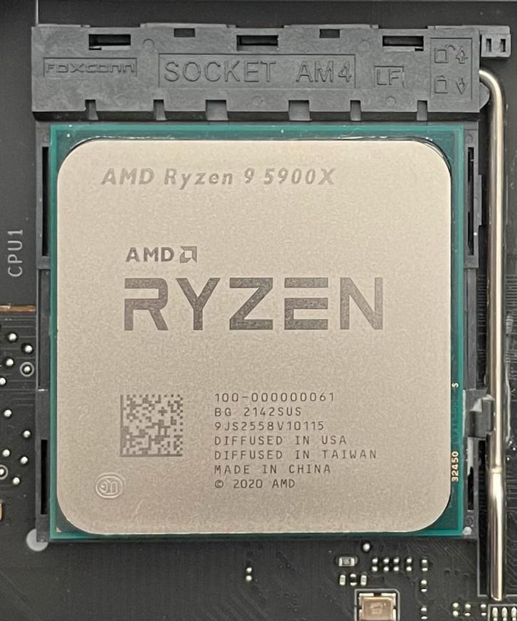 AMD Ryzen 9 5900X, Computers en Software, Processors, Zo goed als nieuw, 12-core, 4 Ghz of meer, Ophalen of Verzenden