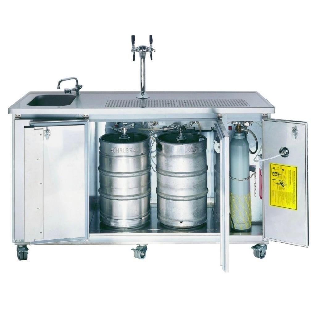 Biertap met spoelbak huren Compleet & professioneel €100, Ophalen of Verzenden, Nieuw, Overige