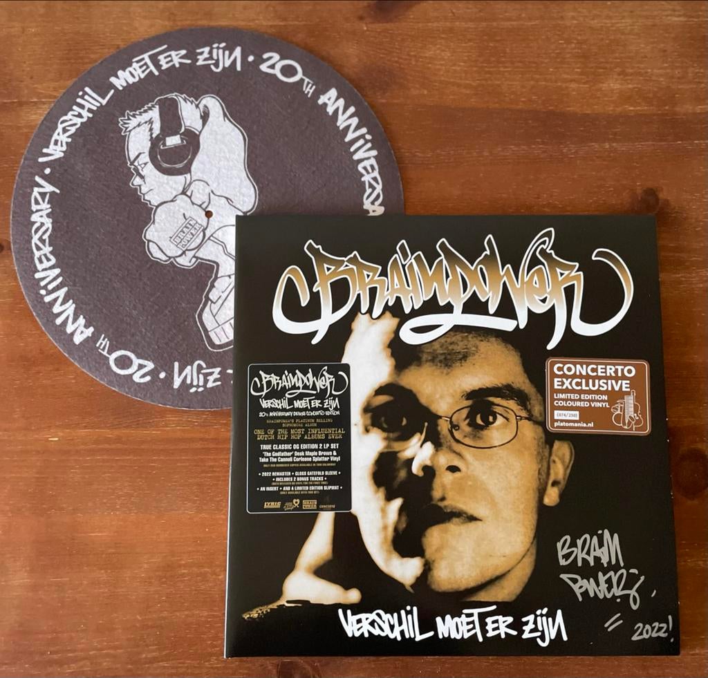Brainpower - Verschil Moet Er Zijn 20th Anniversary, Verzenden, Zo goed als nieuw, 12 inch, Colored vinyl