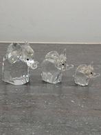 Swarovski kristallen olifanten familie (3 stuks), Verzamelen, Swarovski, Ophalen of Verzenden, Zo goed als nieuw, Figuurtje