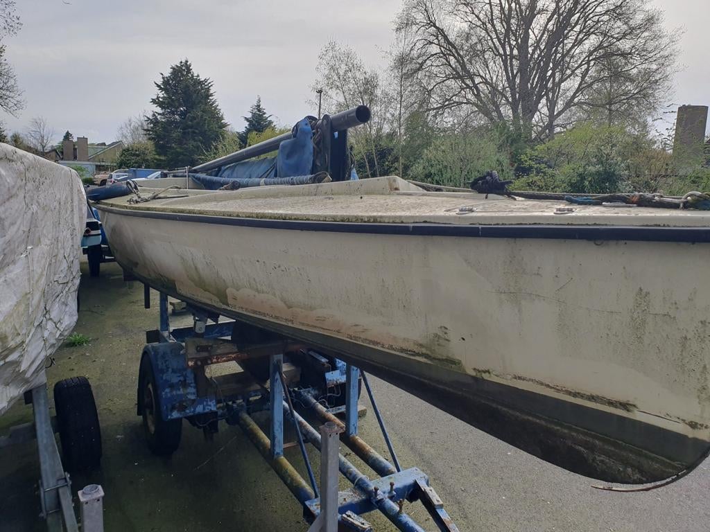 Polyvalk, Ophalen, Gebruikt, Grootzeil, Minder dan 15 m²