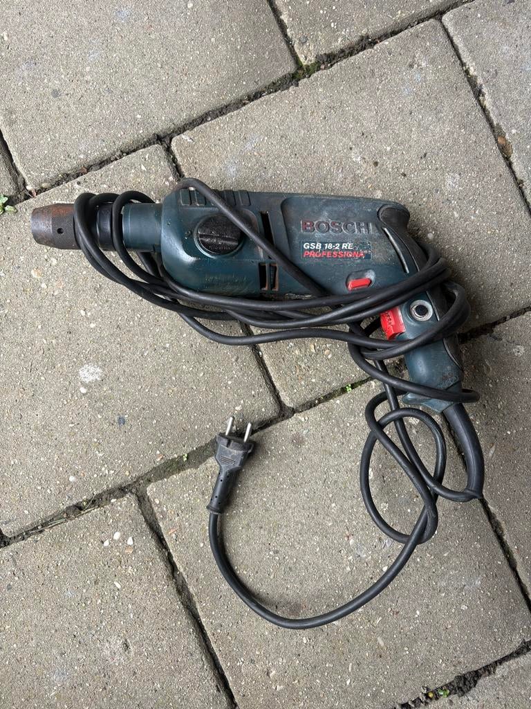 Bosch GSB 18-2 RE klopboormachine, Doe-het-zelf en Verbouw, Ophalen, Gebruikt, Boormachine, Klopboormechanisme