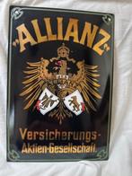 Emaillebord Allianz verzekering, Ophalen of Verzenden, Nieuw, Reclamebord