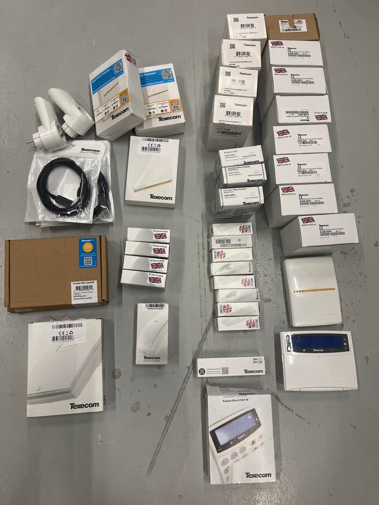 Compleet Texecom alarmsysteem - Nieuw in doos, Beweging, Nieuw, Ophalen of Verzenden, Compleet systeem