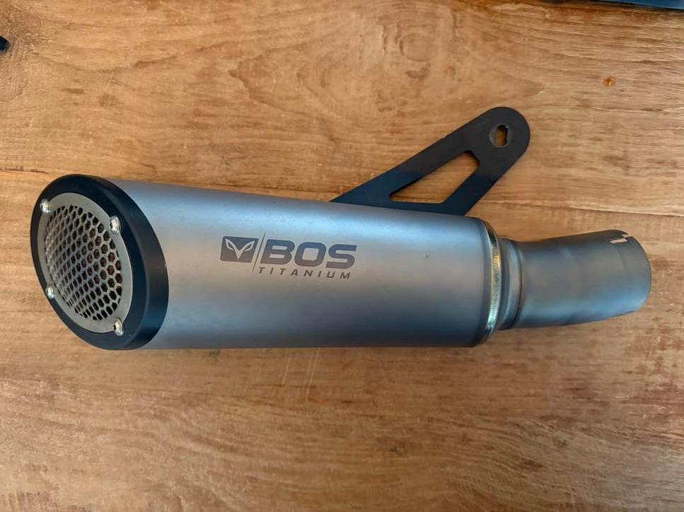 BOS Titanium Uitlaat Demper Motorfiets, Ophalen of Verzenden