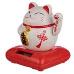 Nieuwe Maneki Neko gelukskat op zonne-energie, Ophalen of Verzenden, Nieuw