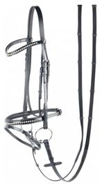 Gaaf hoofdstel: AB-kristallen op front- en neusriem (NIEUW!), Ophalen of Verzenden, Nieuw, Dressuur