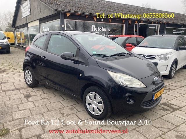FORD Ka 1.2 51KW 2010 Cool & Sound Airco, Auto's, Ford, Bedrijf, Te koop, Ka, ABS, Airbags, Airconditioning, Alarm, Boordcomputer