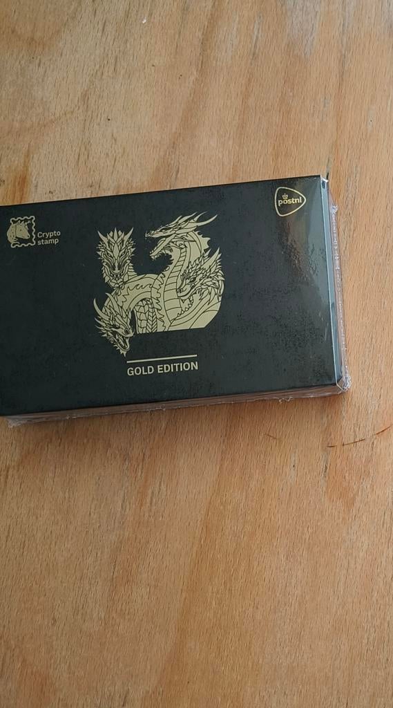 Crypto stamp 2024 draak gold edition postfris, Ophalen of Verzenden