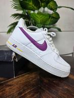 Nike Air Force 1 '07 Low Embossed Hoops Dark maat 42, Wit, Nike, Ophalen of Verzenden, Nike