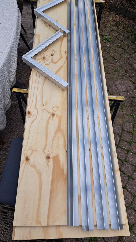 Nieuwe aluminium daktrimmen en hoekprofielen, Doe-het-zelf en Verbouw, Ophalen, Nieuw, 15 m² of meer