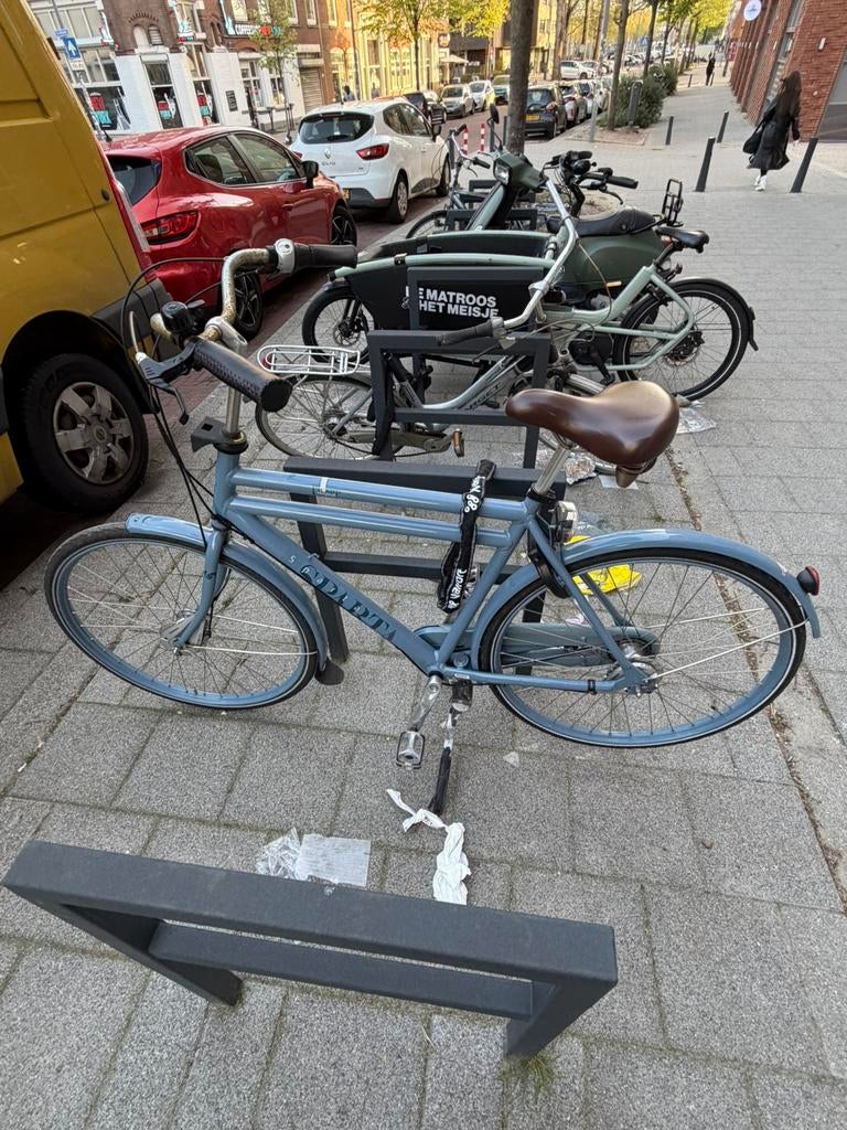 Sparta Herenfiets Blauw 3 versnellingen, Fietsen en Brommers, Fietsen | Heren | Herenfietsen, Ophalen, Sparta, Versnellingen, Zo goed als nieuw