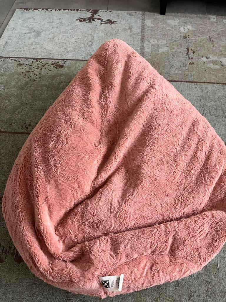 Roze, fluffie zitzak Sitting point, Ophalen, Gebruikt, Roze, Zitzak
