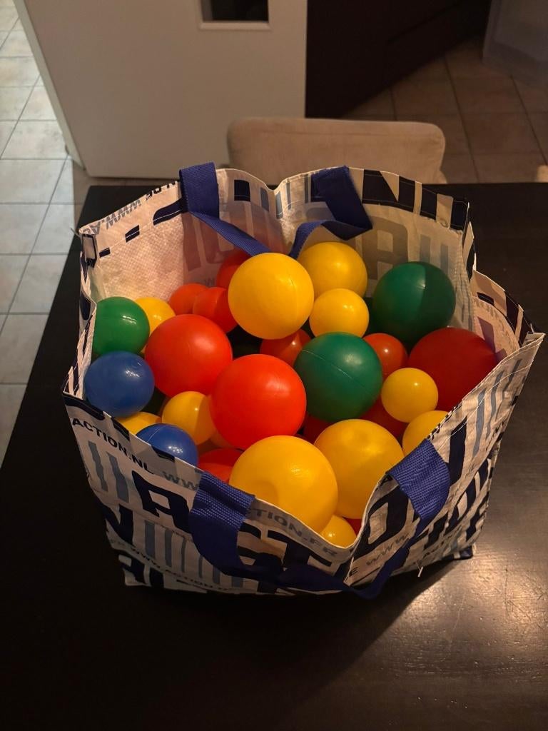 Grote set ballenbak ballen – veel speelplezier, Ophalen of Verzenden, Gebruikt, Overige typen
