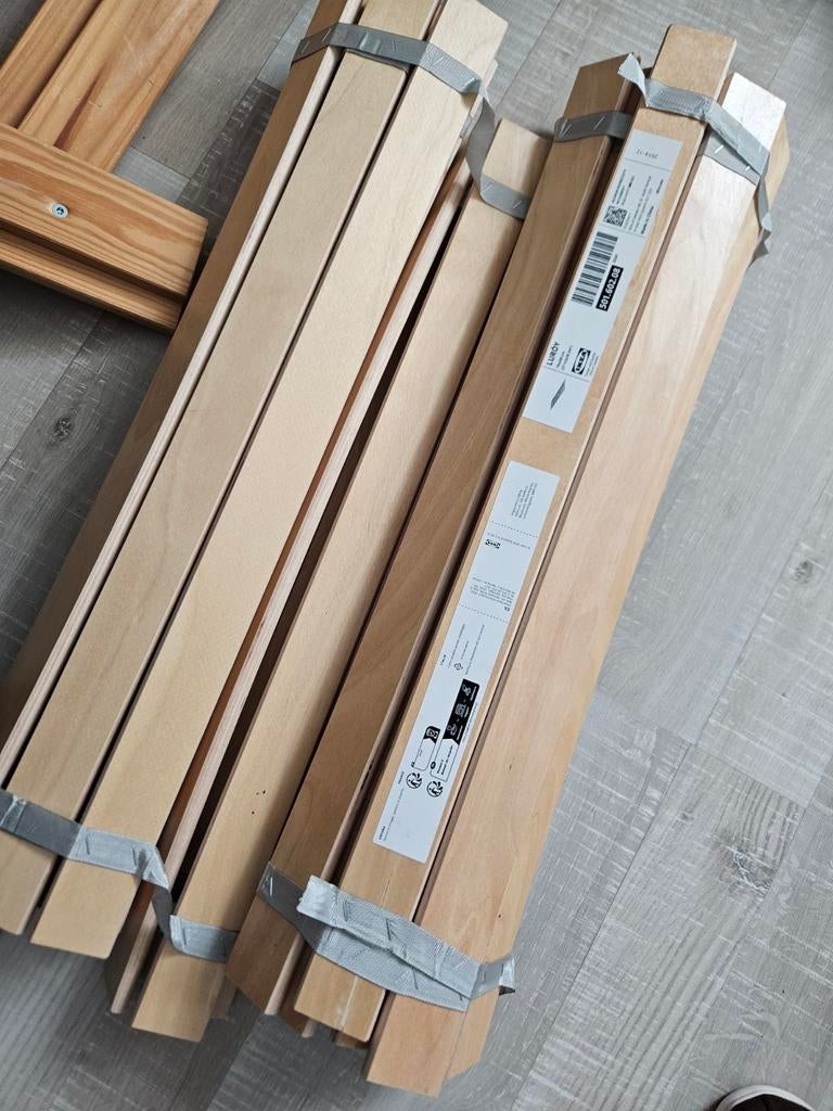 2 lattenbodems IKEA Luröy, Huis en Inrichting, Ophalen, Nieuw, Eenpersoons
